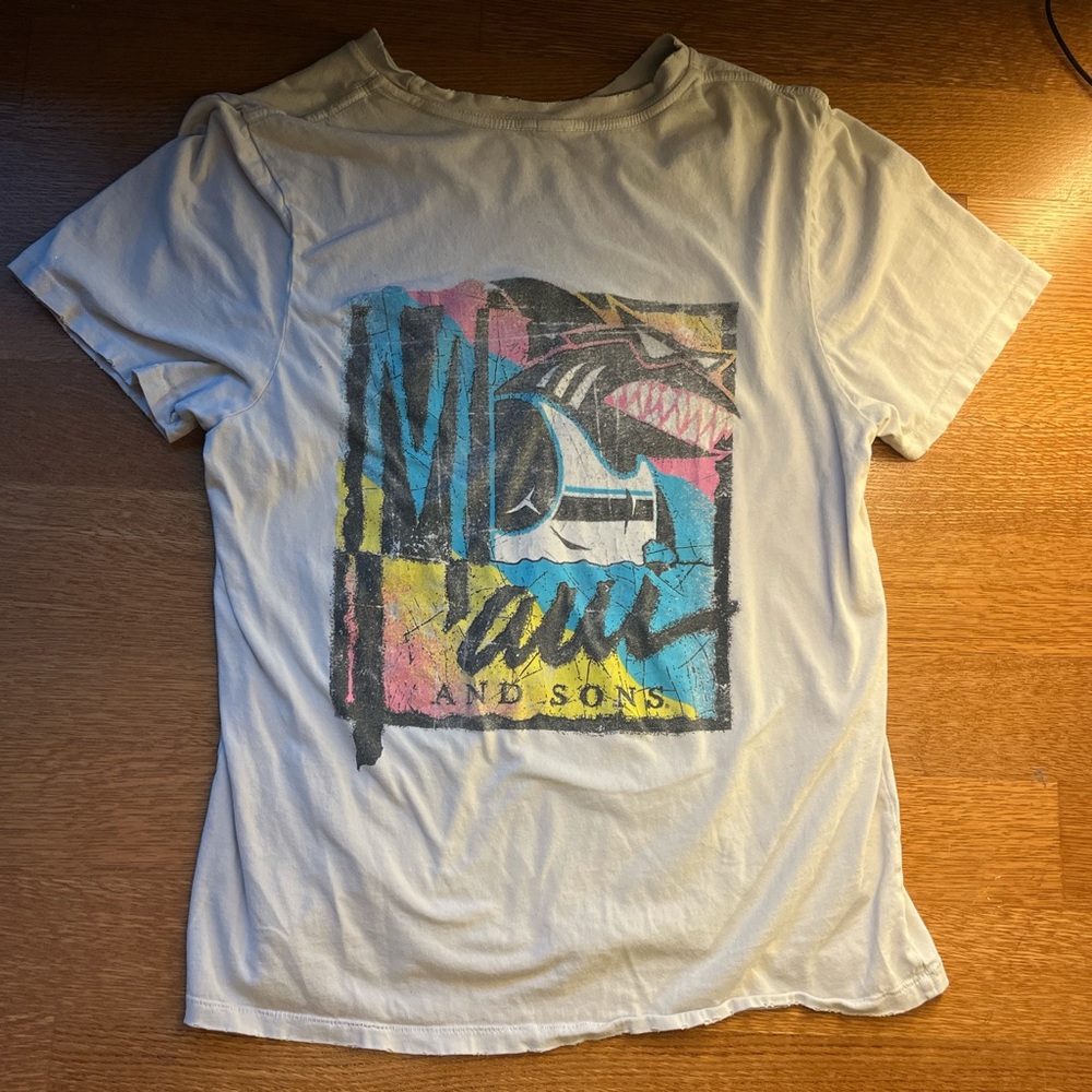 Maui and Sons Graphic Tee - Cream